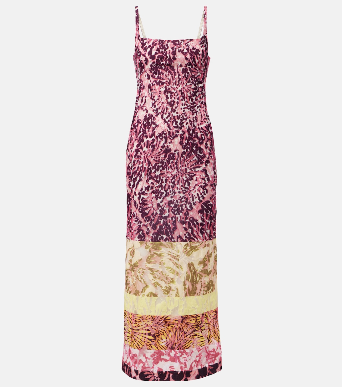 Printed patchwork maxi dress | Dries Van Noten