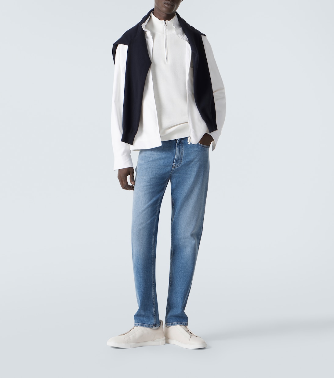 High-rise straight jeans | Zegna