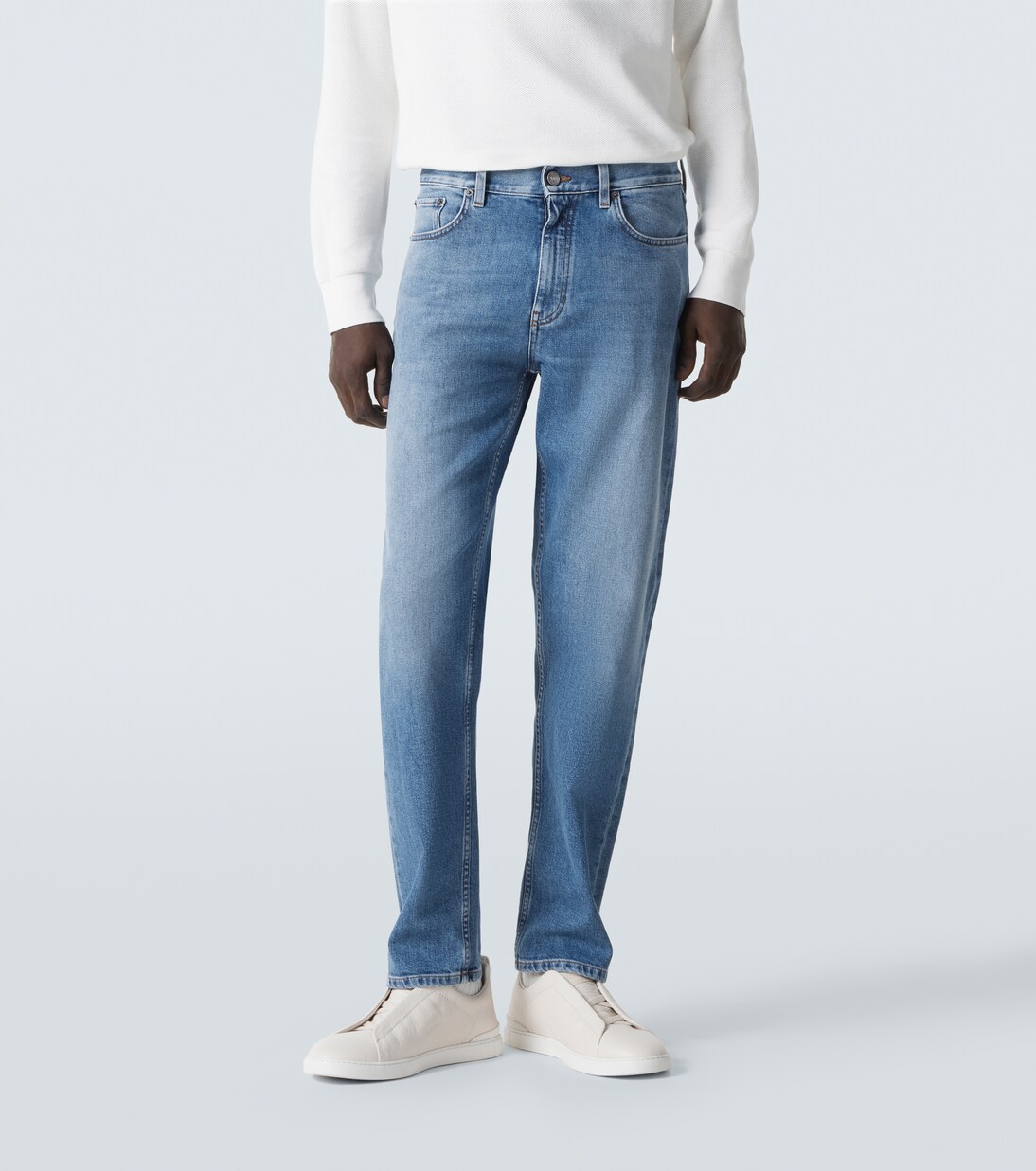 High-rise straight jeans | Zegna