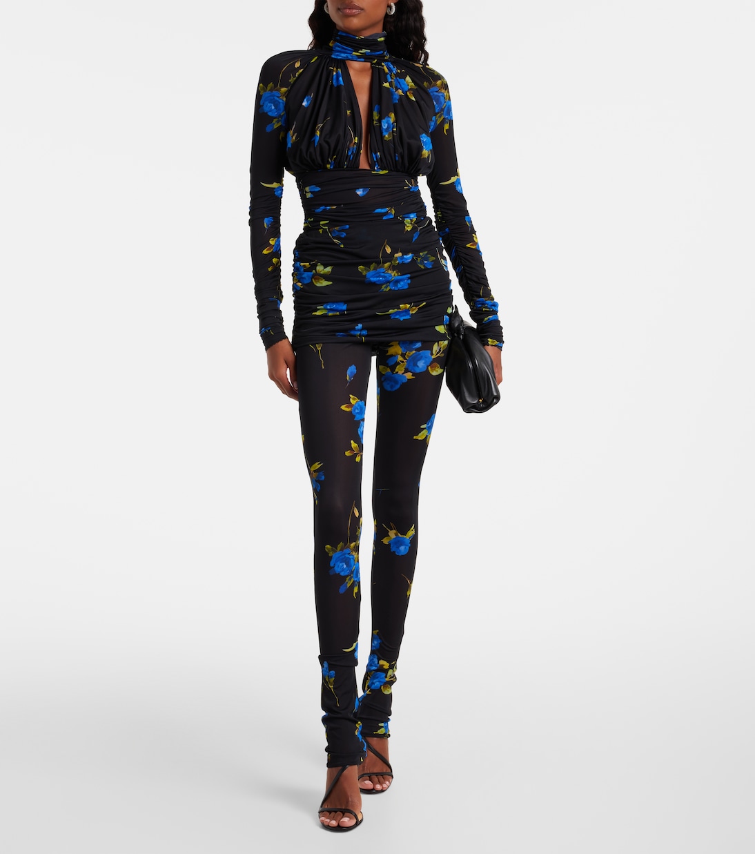 Cutout floral jersey bodysuit | Blumarine