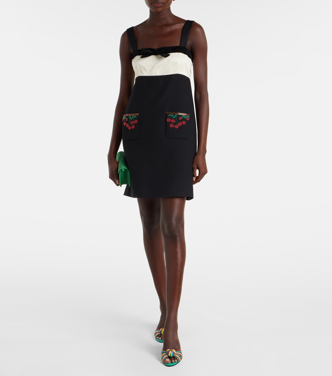 Crepe Couture embroidered minidress | Valentino
