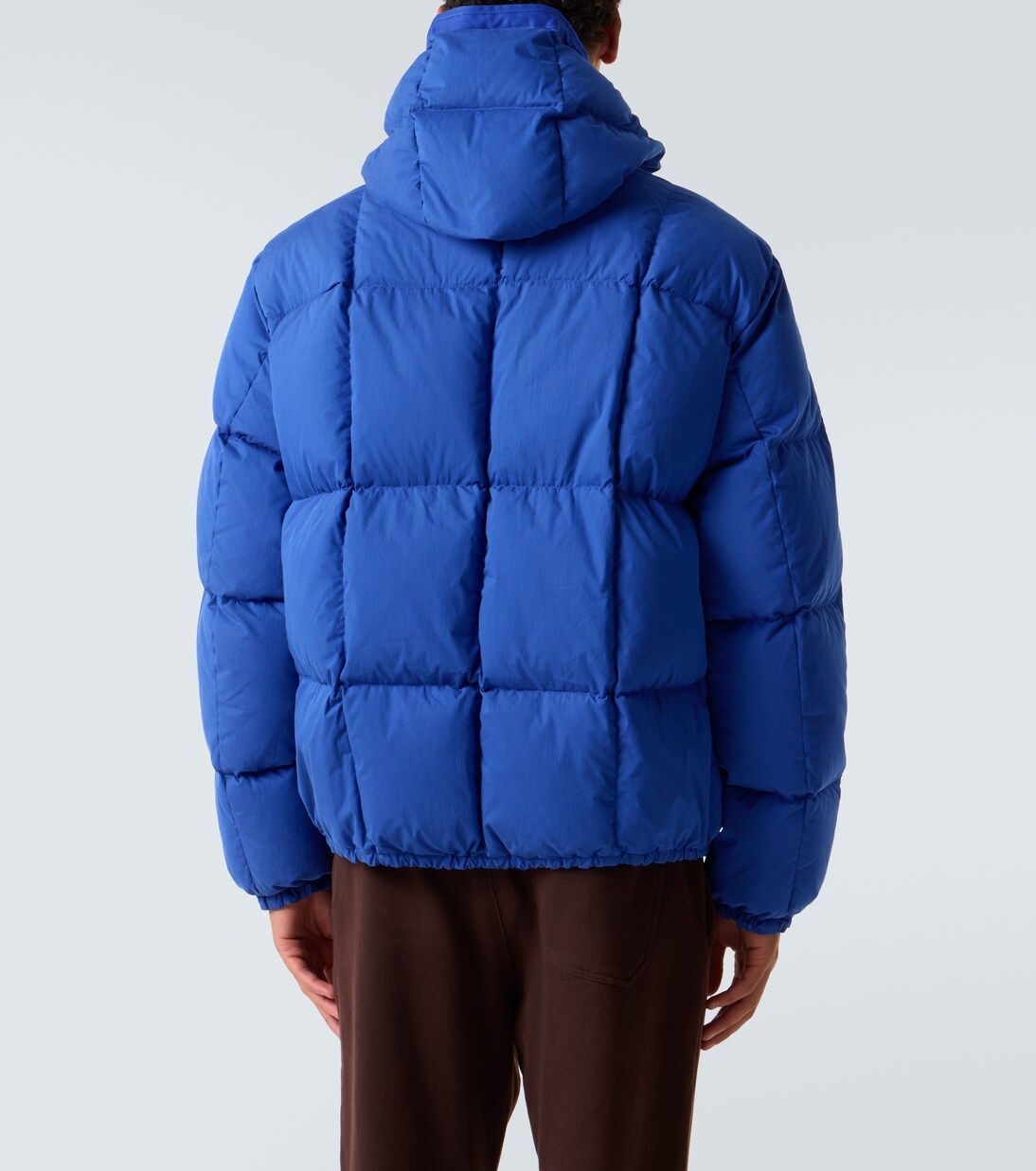 Logo cotton-blend down jacket | Stone Island