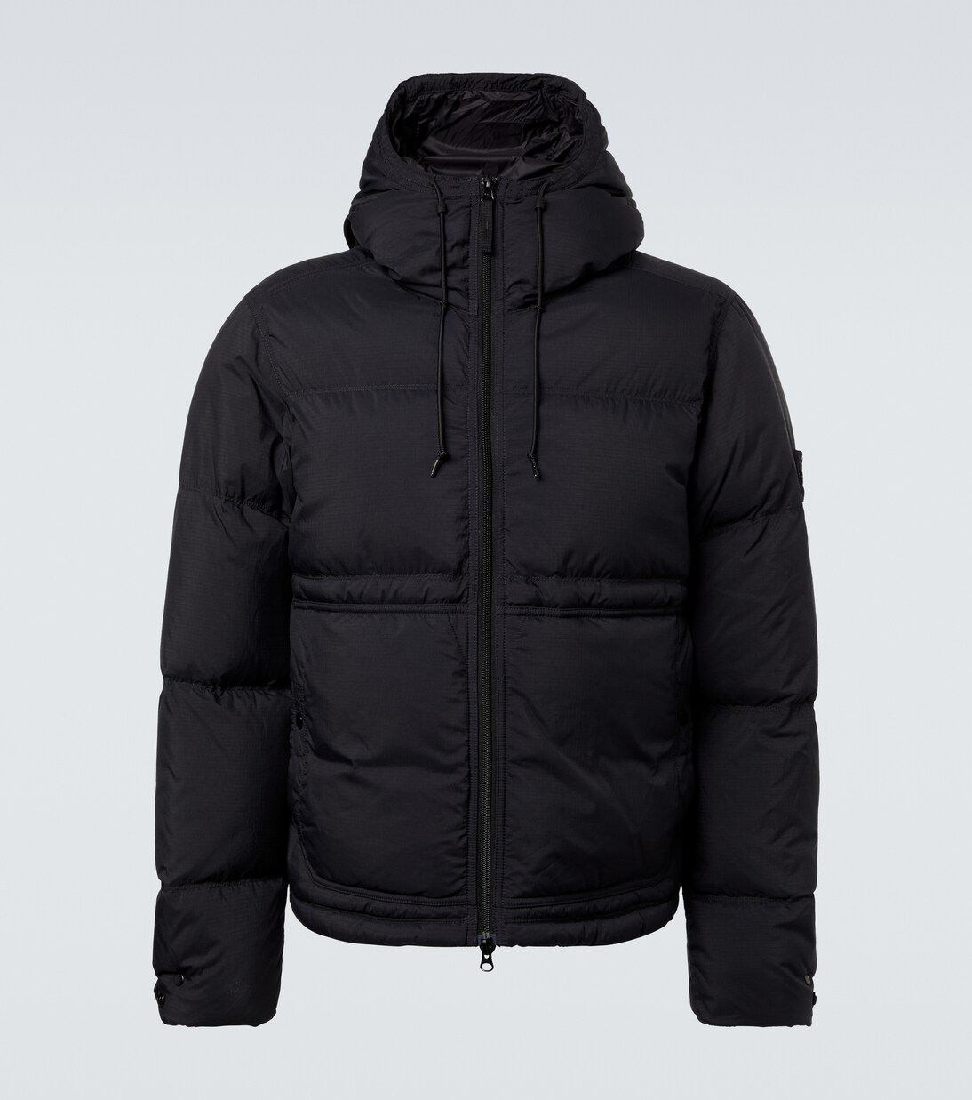Compass hooded quilted down jacket | Stone Island