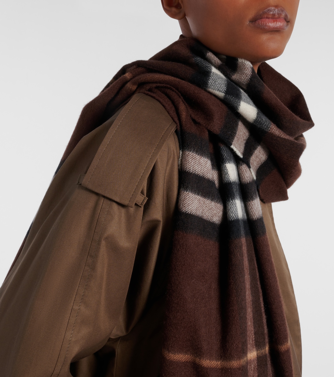 Burberry Check cashmere scarf | Burberry