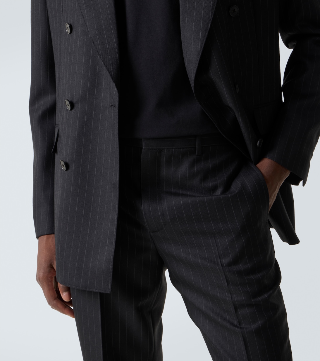 Pinstripe wool straight pants | Givenchy
