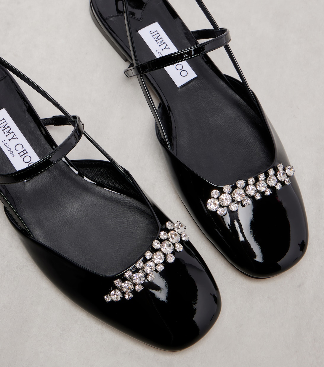 Verzierte Ballerinas Belinda aus Lackleder | Jimmy Choo