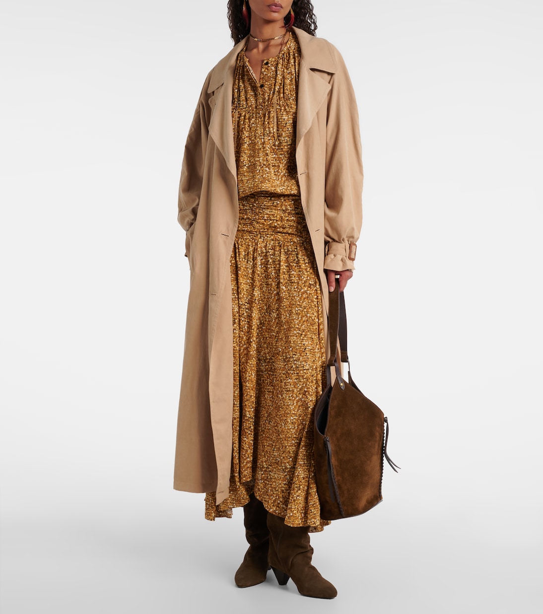 Sally printed silk-blend blouse | Isabel Marant