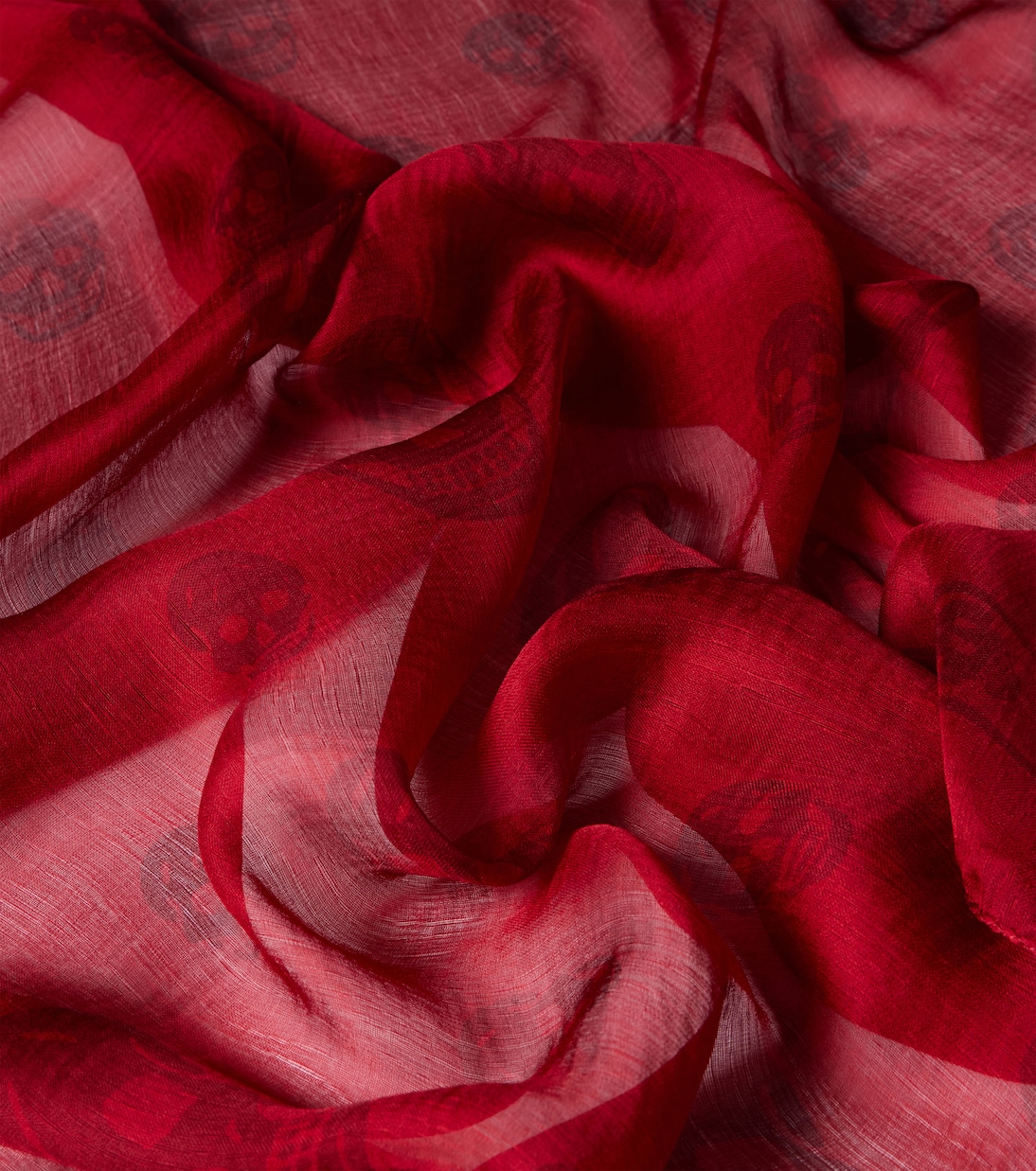 Printed silk scarf | McQueen