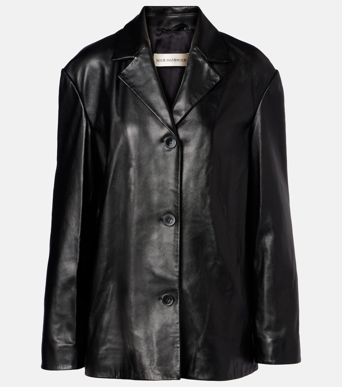 Blazer Opus aus Leder | Nour Hammour