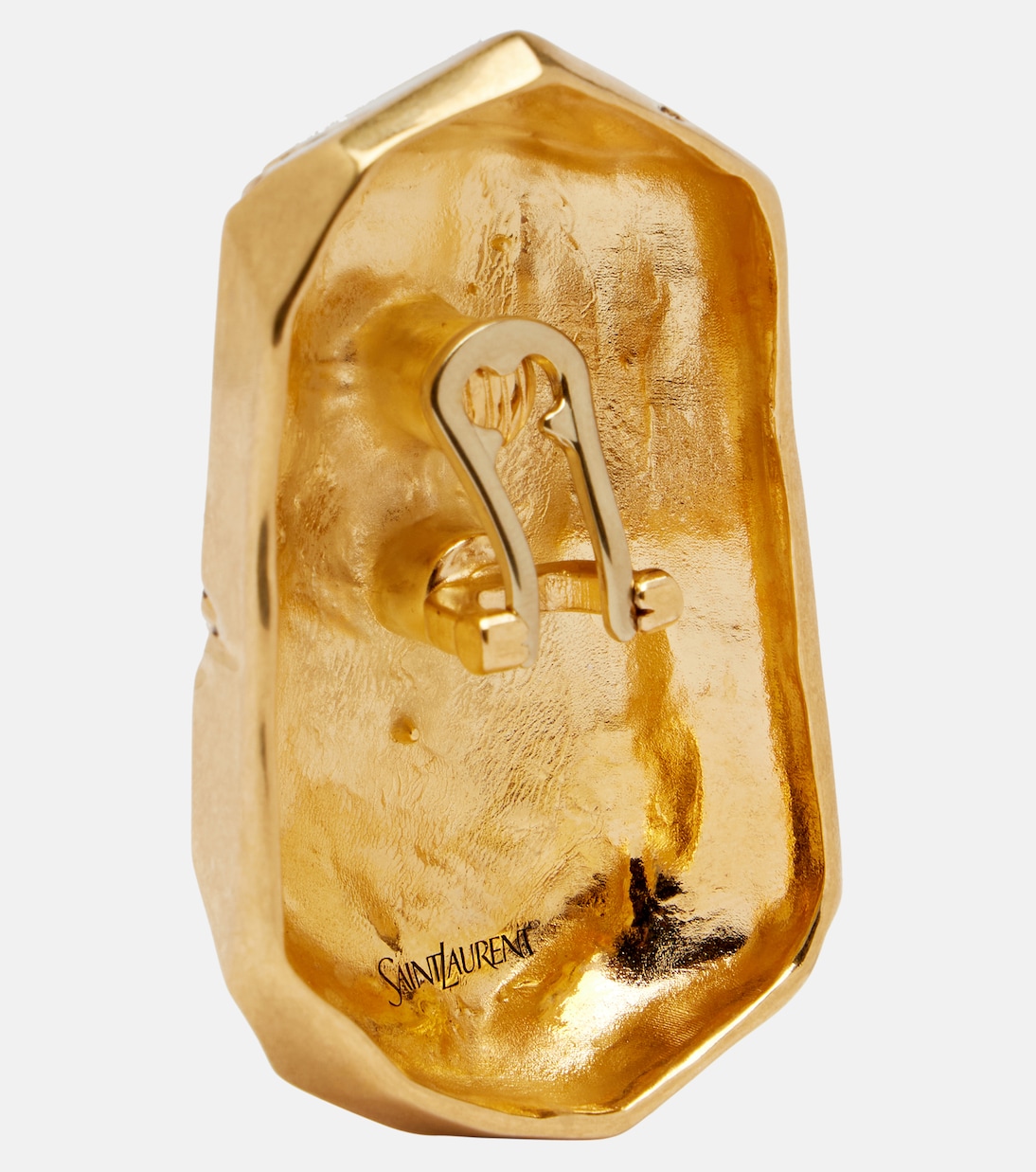 Organic clip-on earrings | Saint Laurent