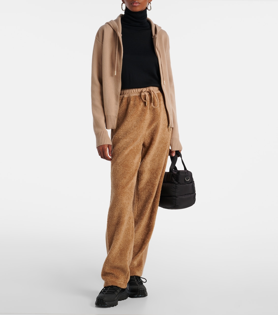 Faux fur sweatpants | Moncler