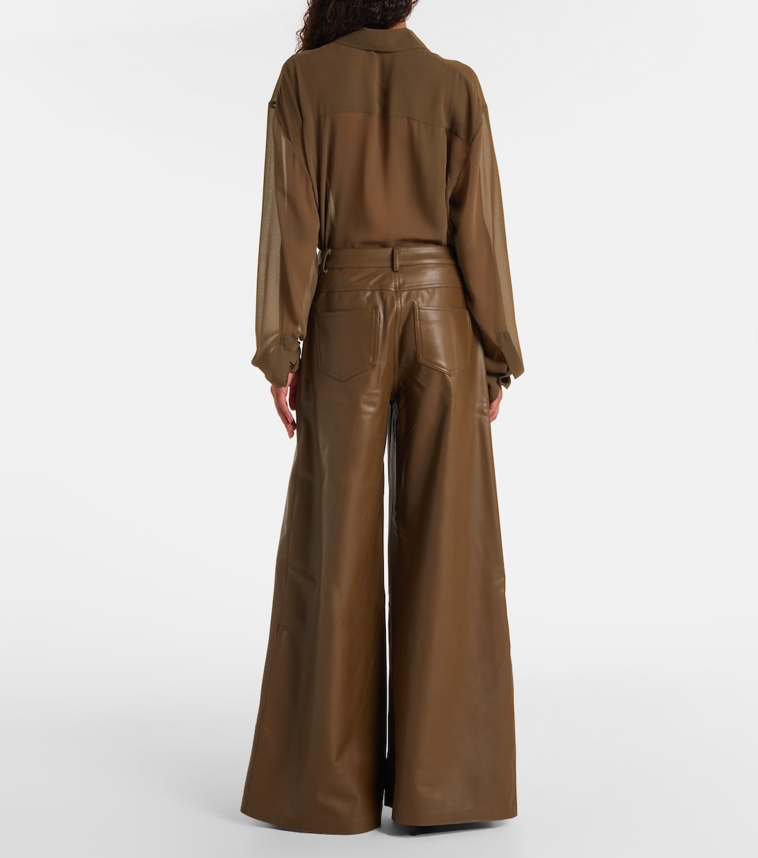 Pantalon ample Elephant à taille haute | Norma Kamali