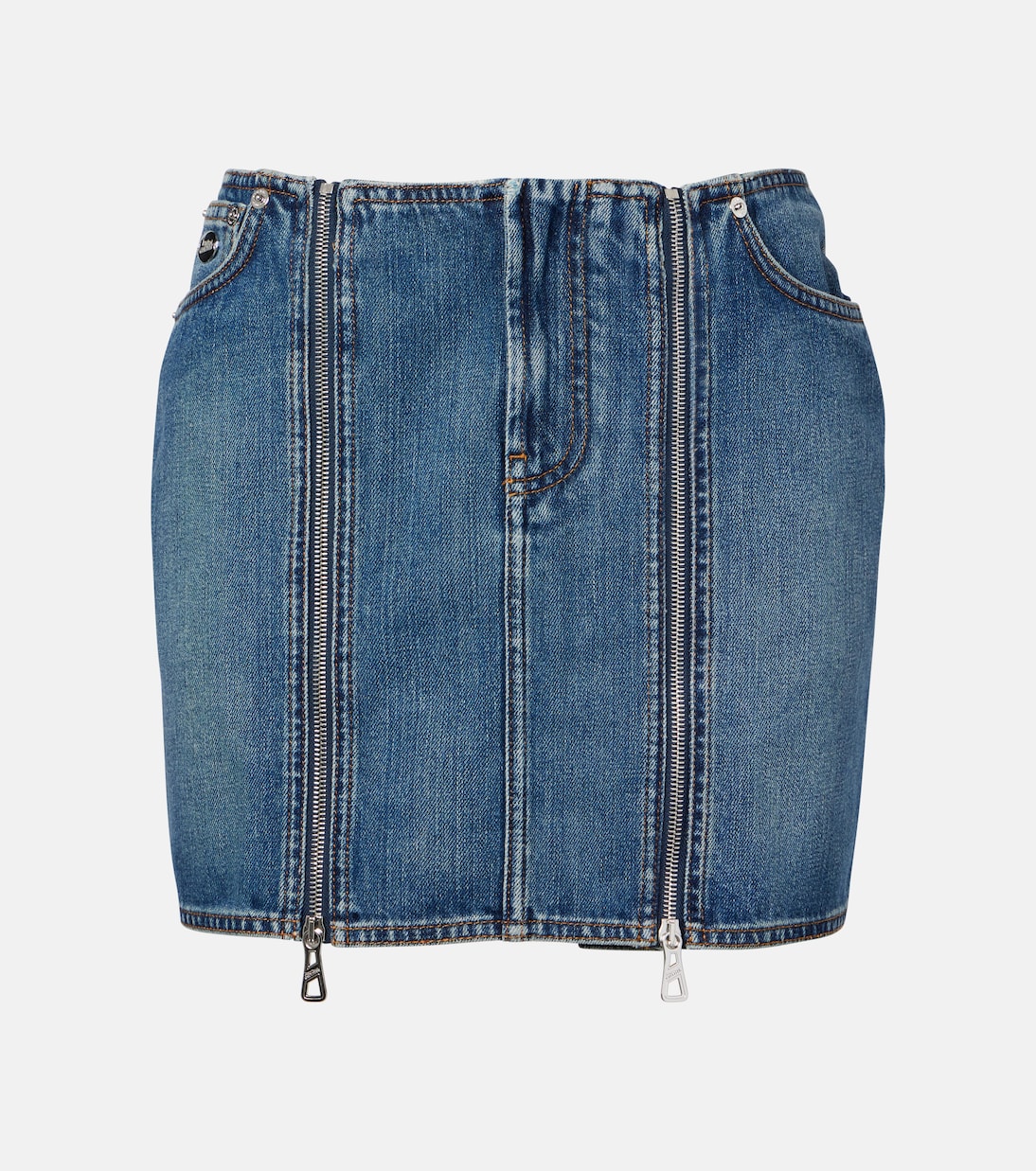 Minirock aus Denim | Jean Paul Gaultier