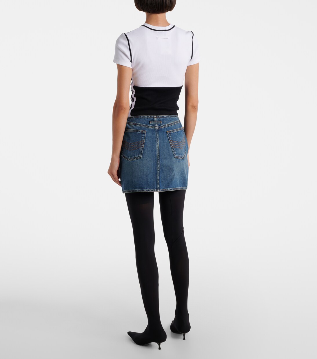 Minirock aus Denim | Jean Paul Gaultier