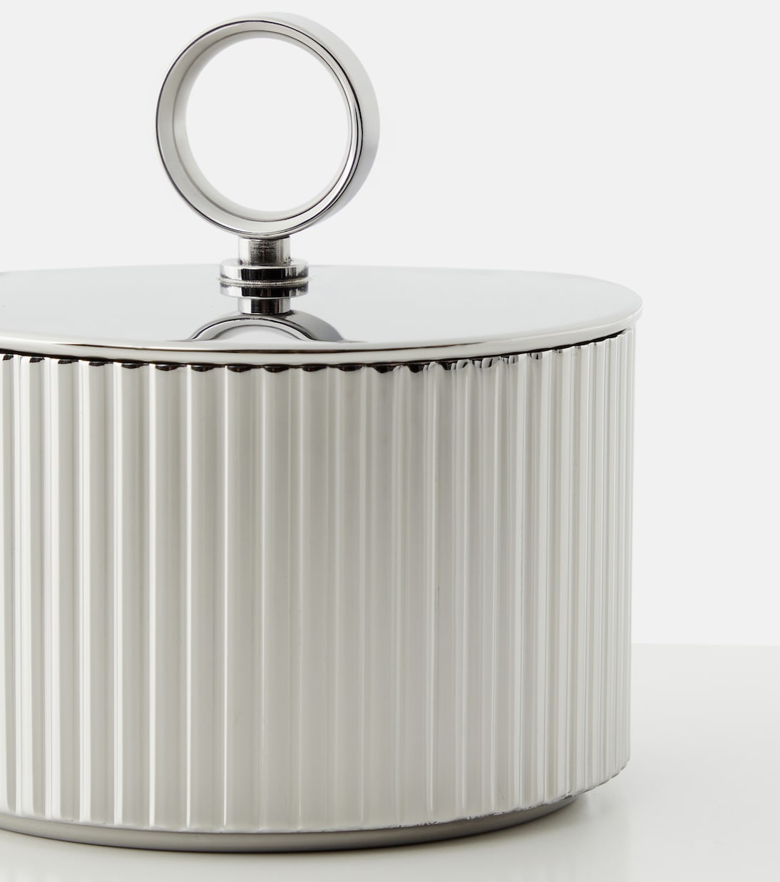 Bernadotte sugar bowl and spoon set by Sigvard Bernadotte | Georg Jensen