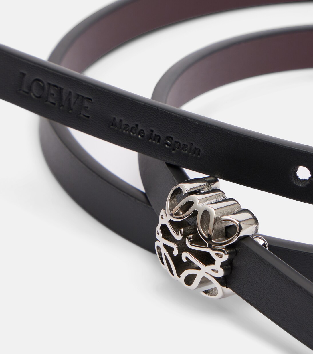 Anagram leather belt | Loewe