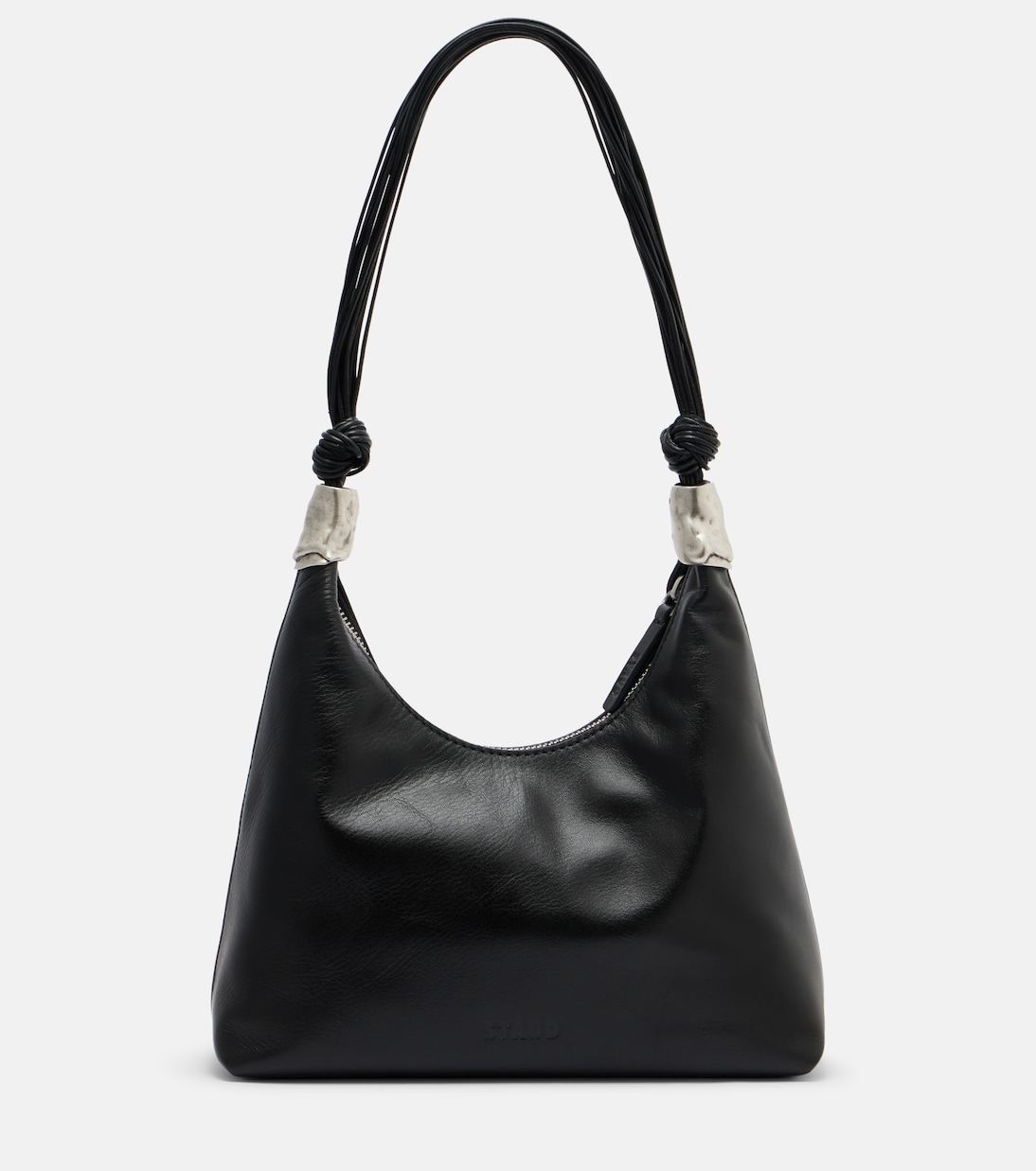 Cuff leather shoulder bag | Staud