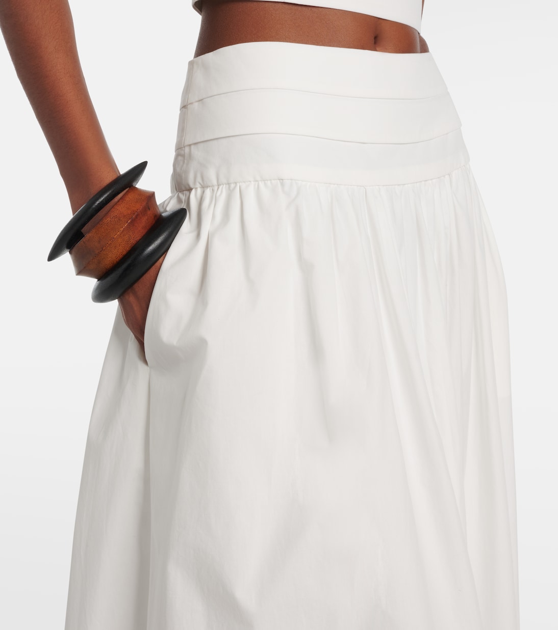 Rue cotton midi skirt | Posse