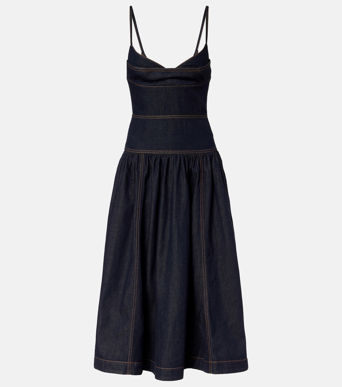 Midikleid aus Denim | Zimmermann