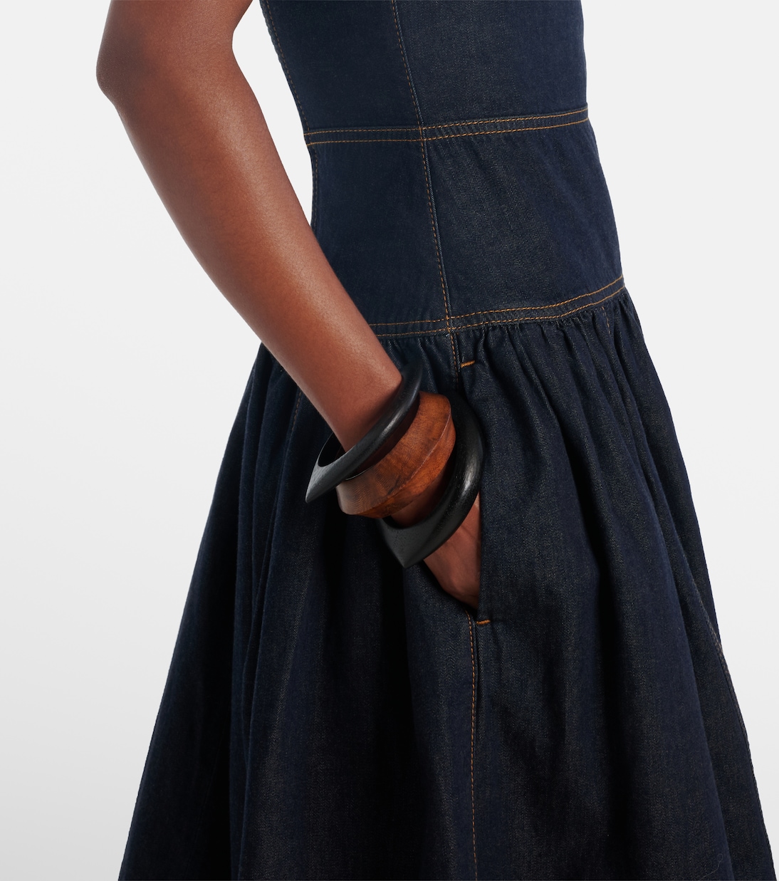 Midikleid aus Denim | Zimmermann