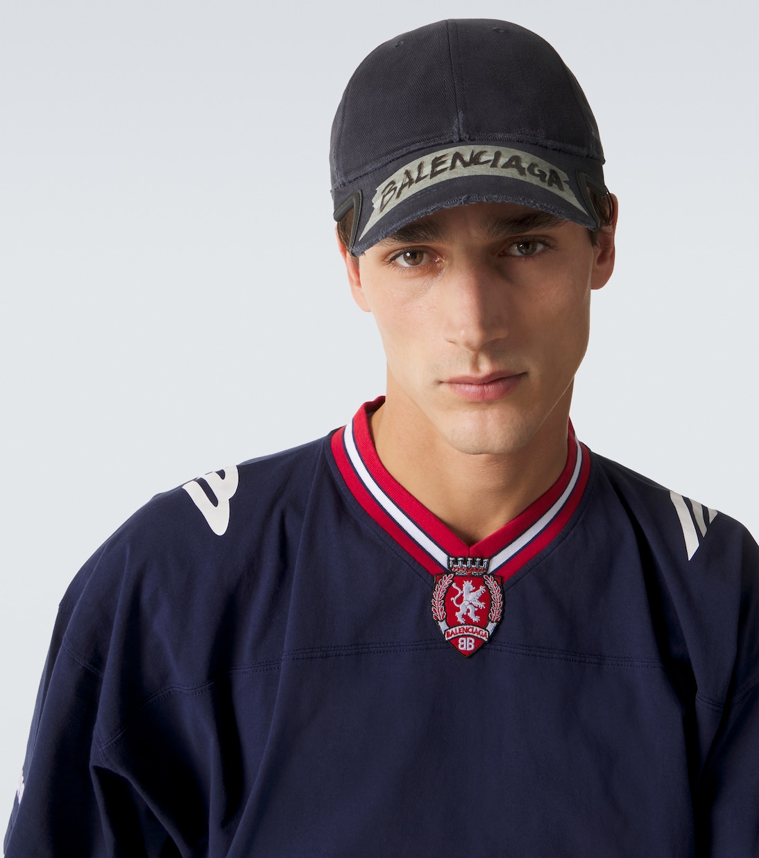 Masking Tape cotton drill baseball cap | Balenciaga