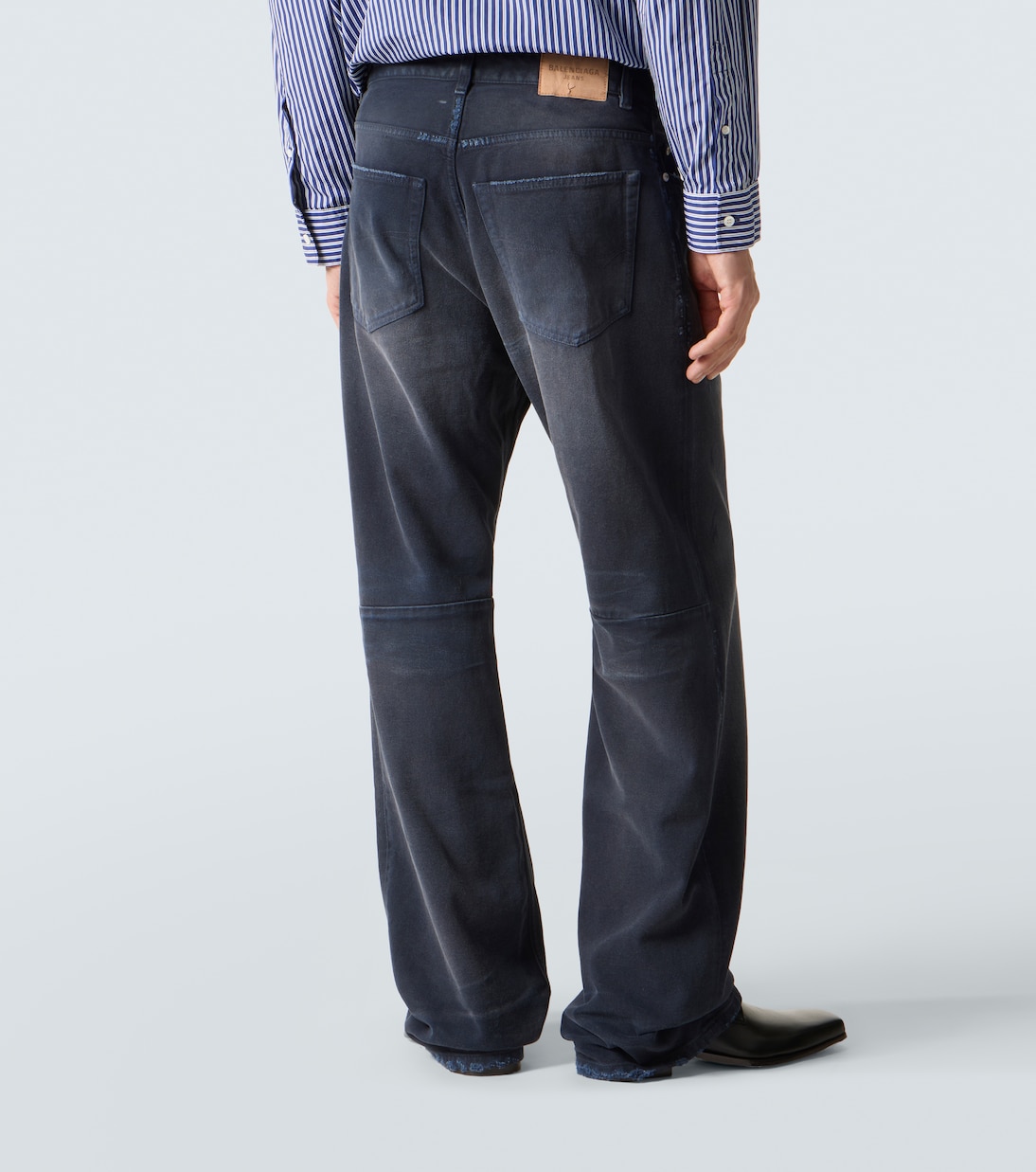 Jeans rectos desteñidos | Balenciaga