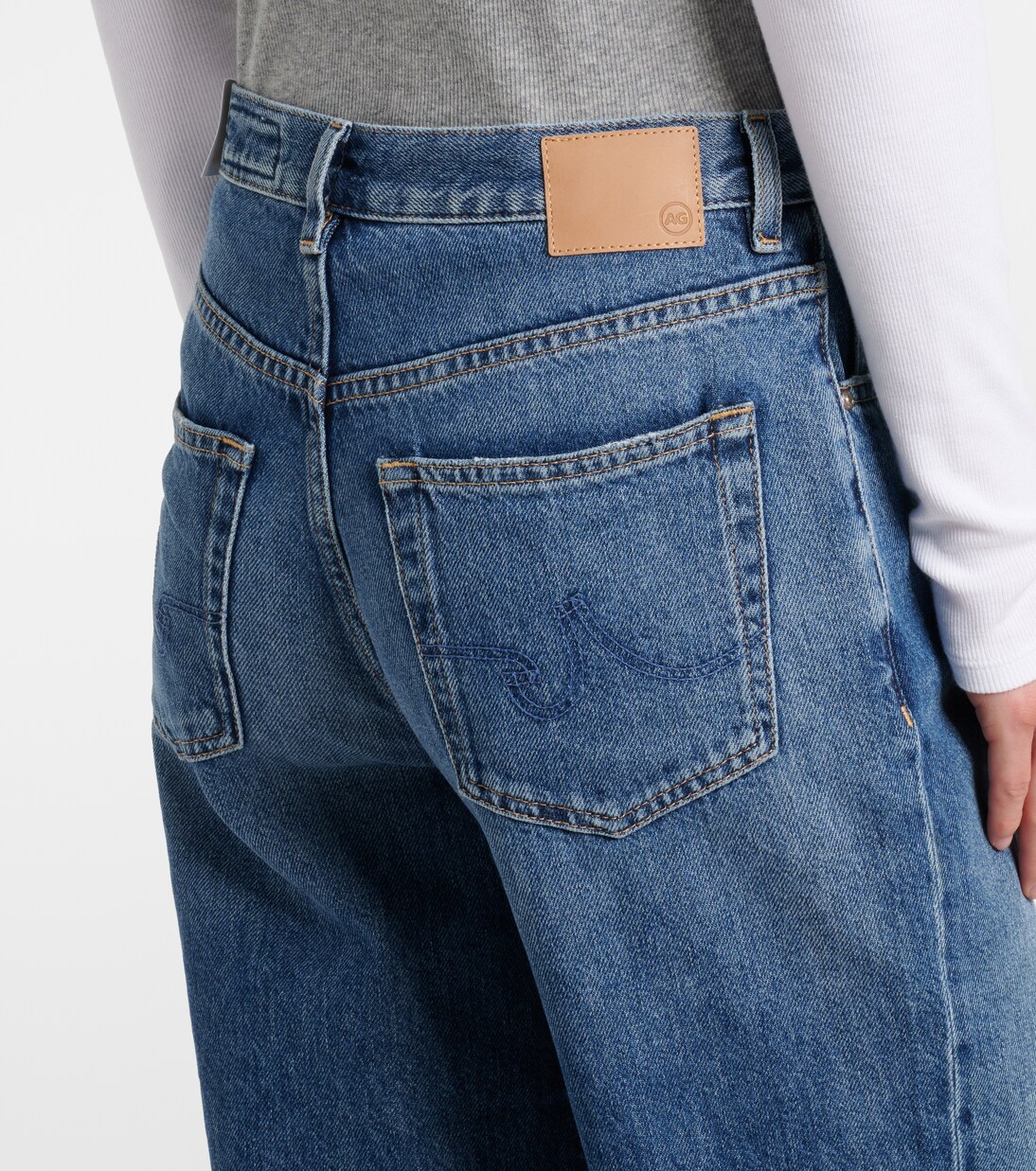 Kora high-rise wide-leg jeans | AG Jeans