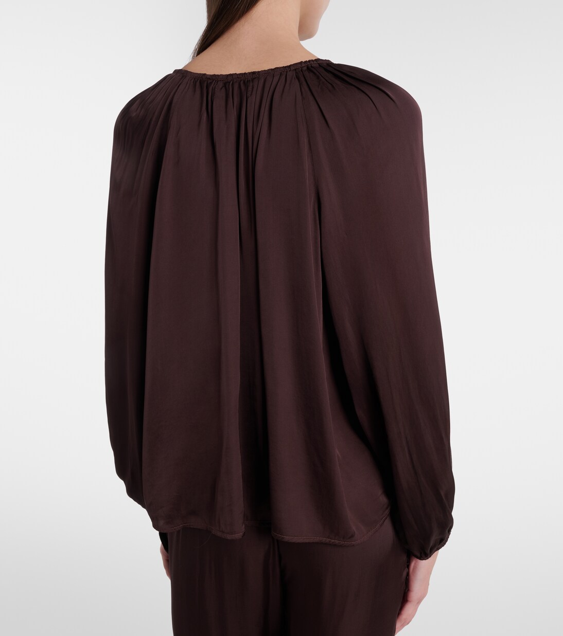 Lyla satin blouse | Velvet