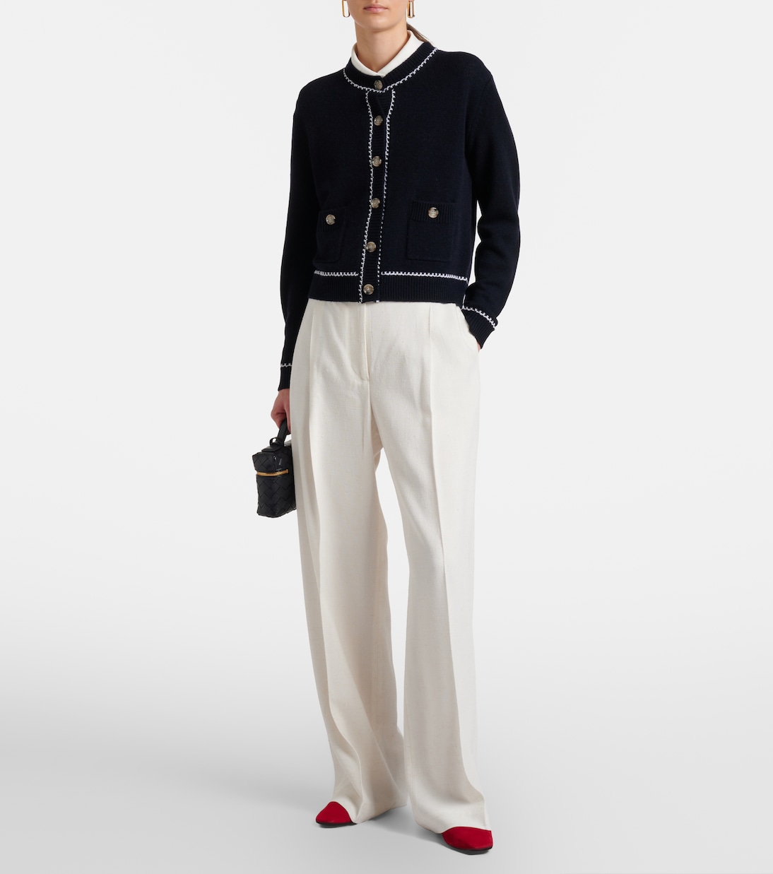 Wool and cashmere cardigan | Jardin des Orangers