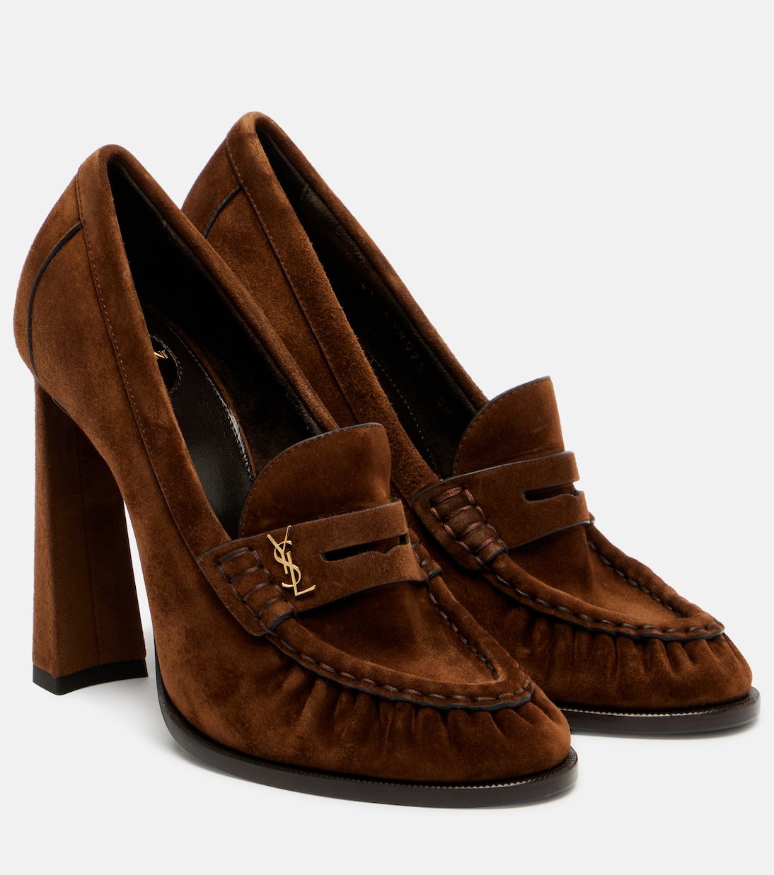 Le Loafer 110 suede loafer pumps | Saint Laurent