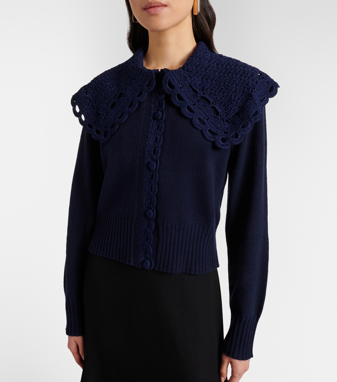 Cardigan aus einem Wollgemisch | Erdem