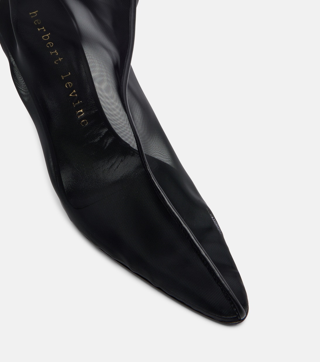 Drawing A Blank 85 mesh knee-high boots | Herbert Levine