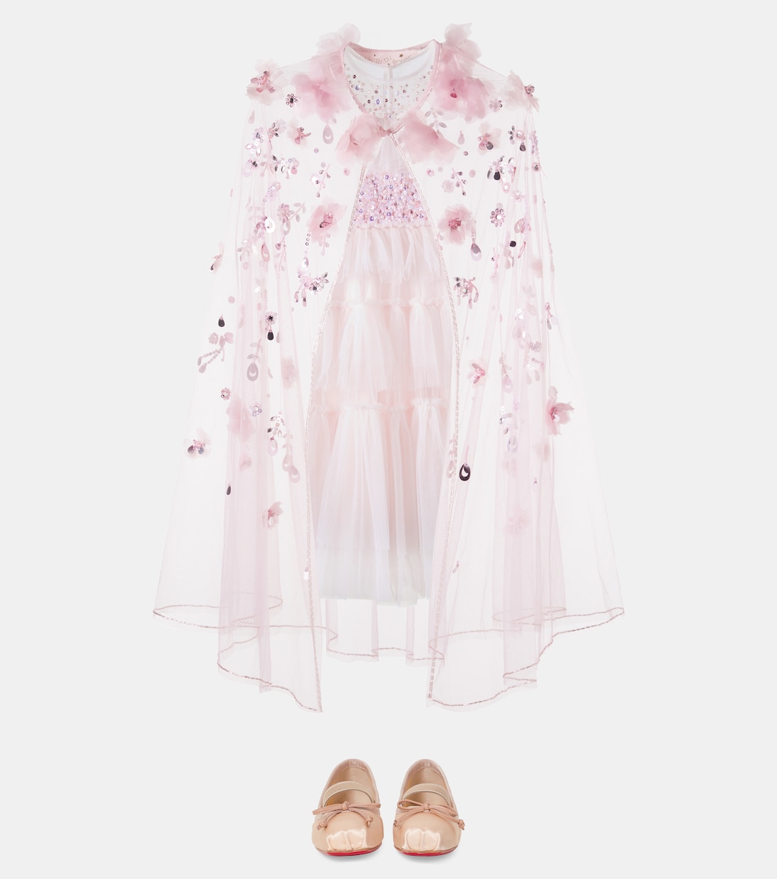 Vestido con volantes y lentejuelas | Tutu Du Monde