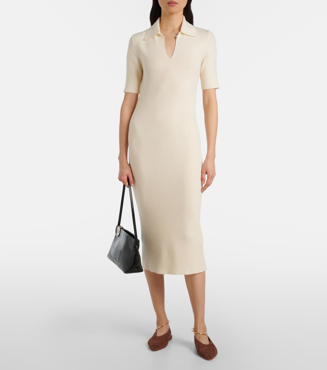 Perforated suede slingback flats | Jil Sander