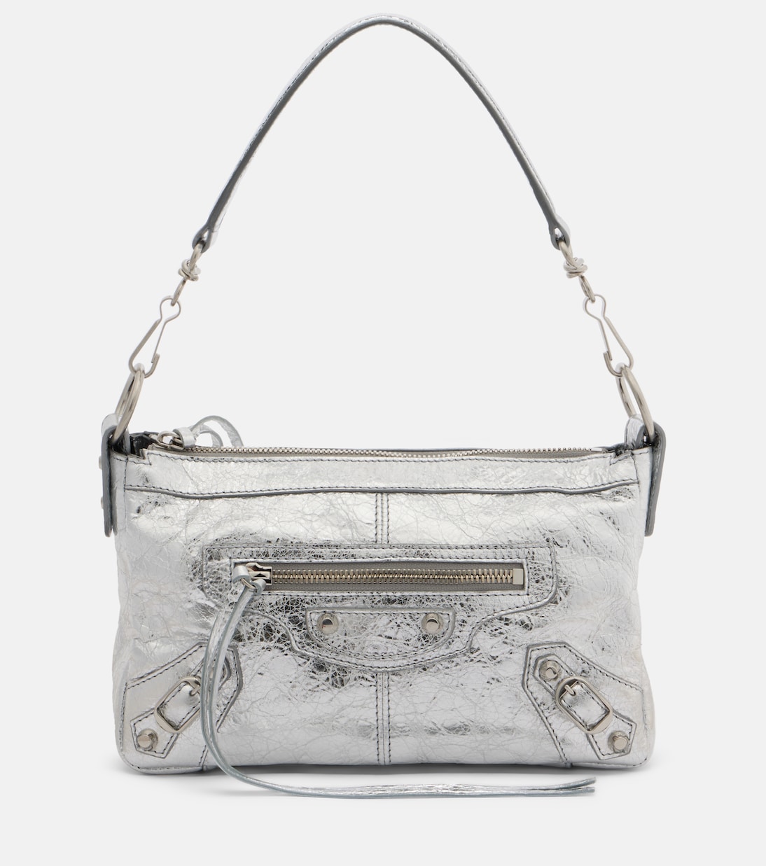Le City metallic leather shoulder bag | Balenciaga