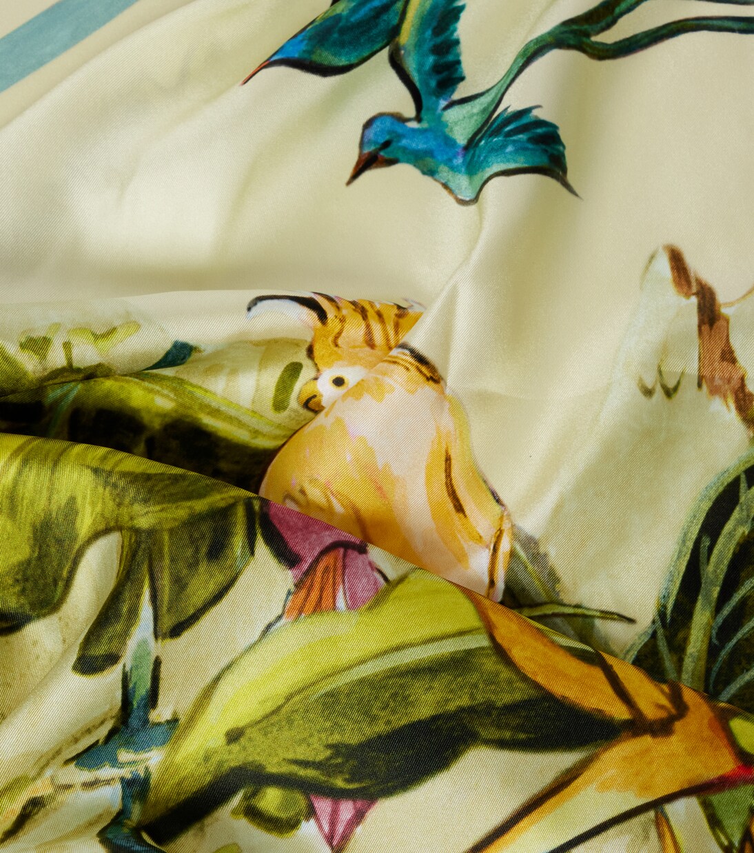 Sciarpa in raso di seta con stampa | Alémais