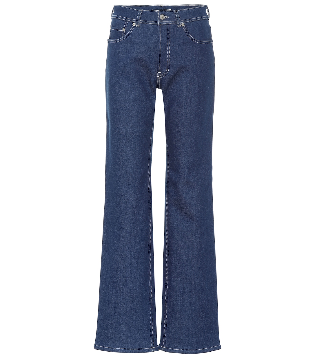 Blå Konst high-rise flared jeans | Acne Studios