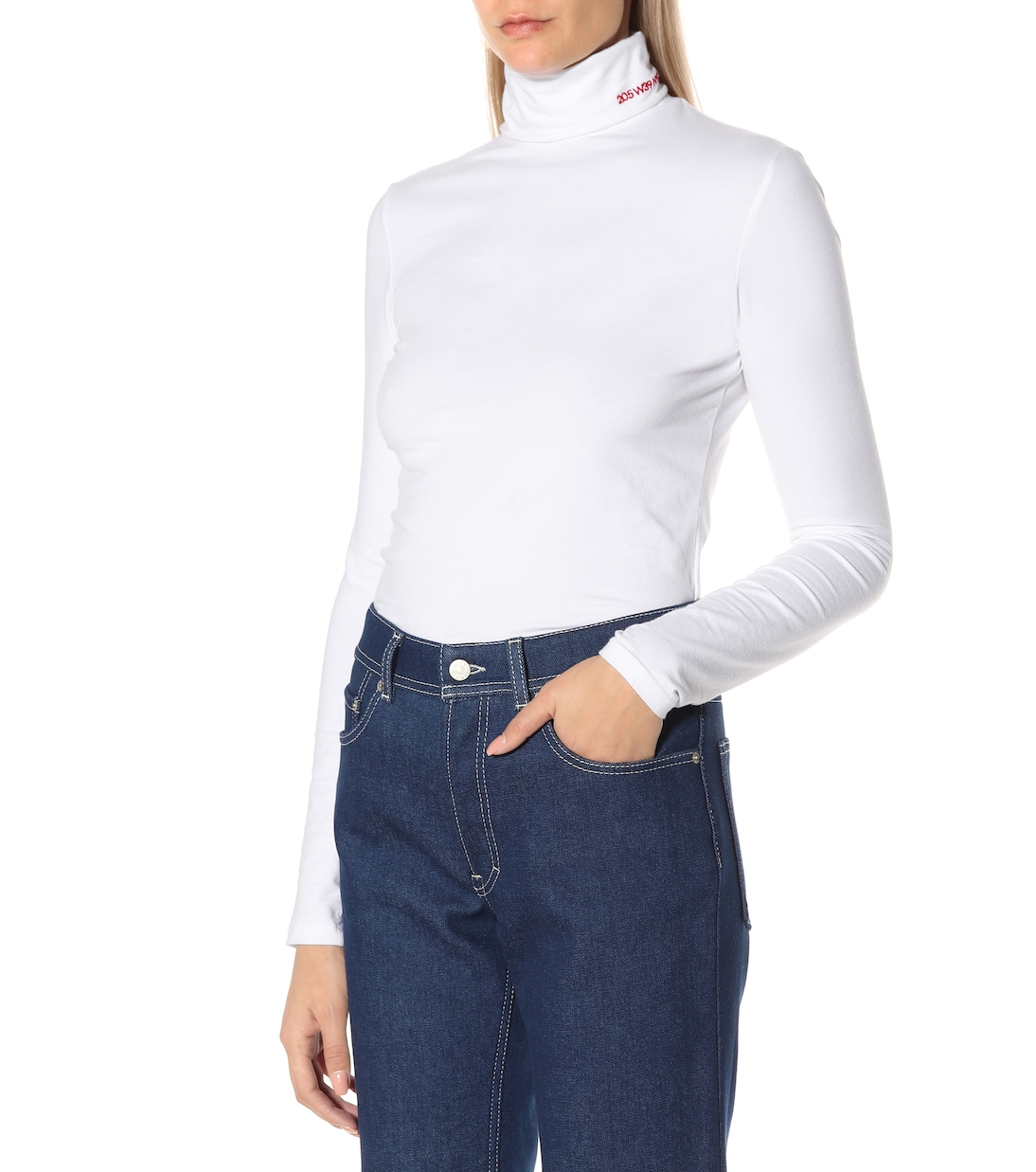 Blå Konst high-rise flared jeans | Acne Studios