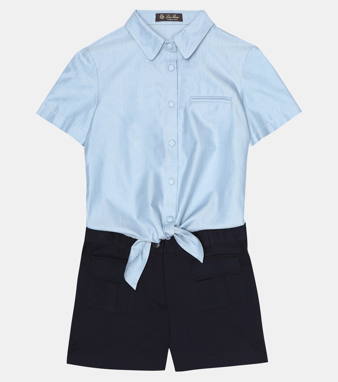 Bermudas Tanya en mezcla de algodón | Loro Piana Kids