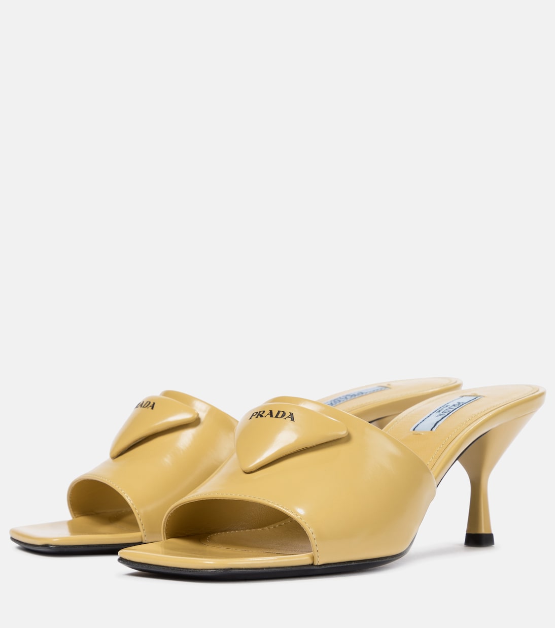 Pantoletten aus Leder | Prada