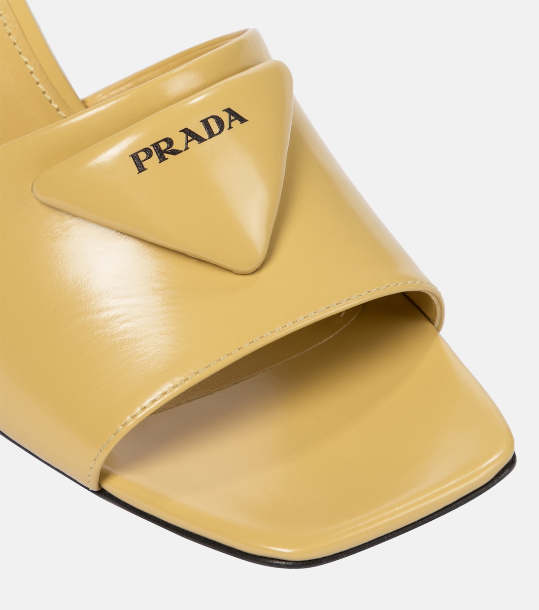 Pantoletten aus Leder | Prada