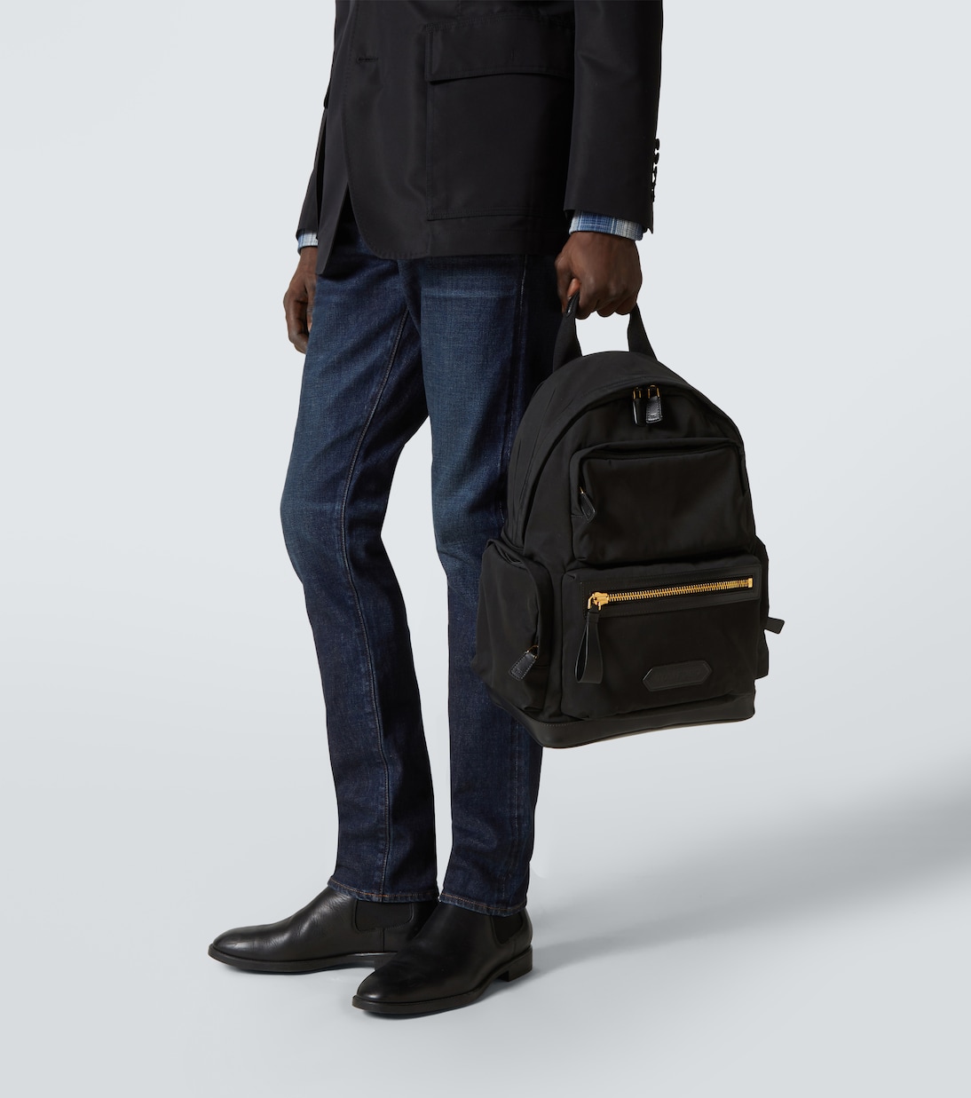 Technical backpack in black Tom Ford Mytheresa