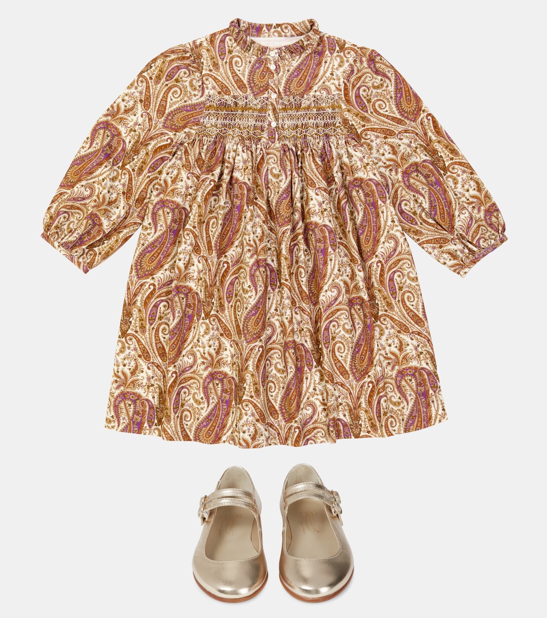 Deniz leather ballet flats | Bonpoint