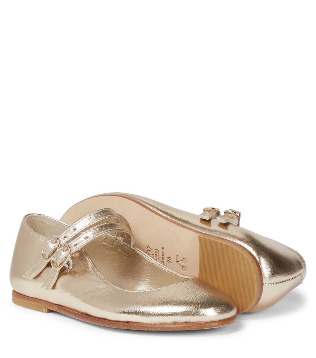 Deniz leather ballet flats | Bonpoint