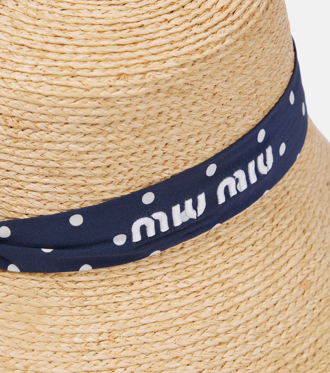 Raffia bucket hat | Miu Miu