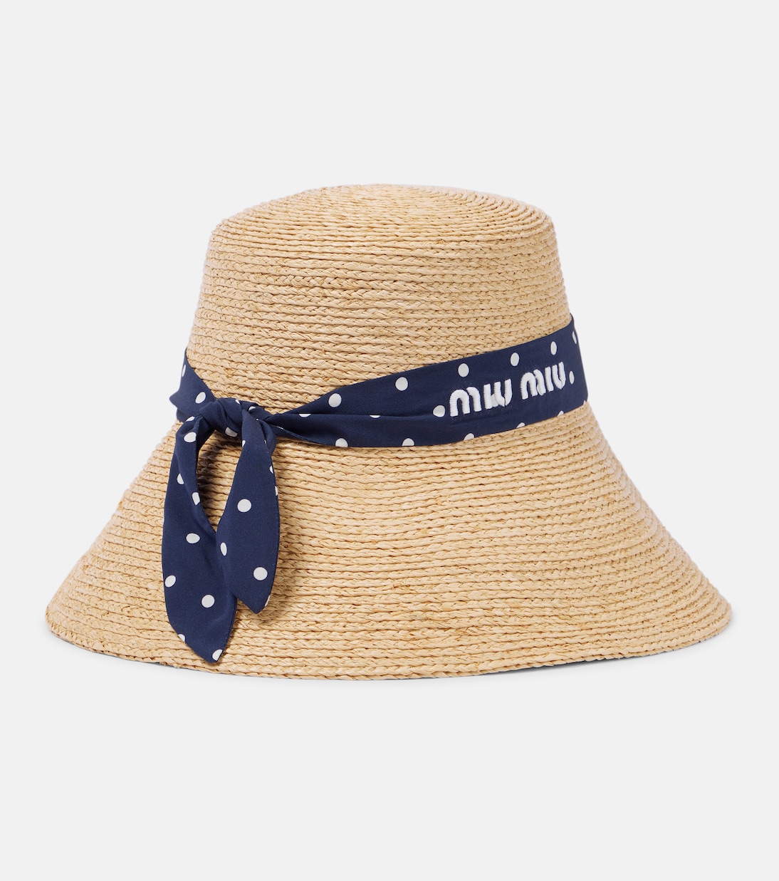 Raffia bucket hat | Miu Miu