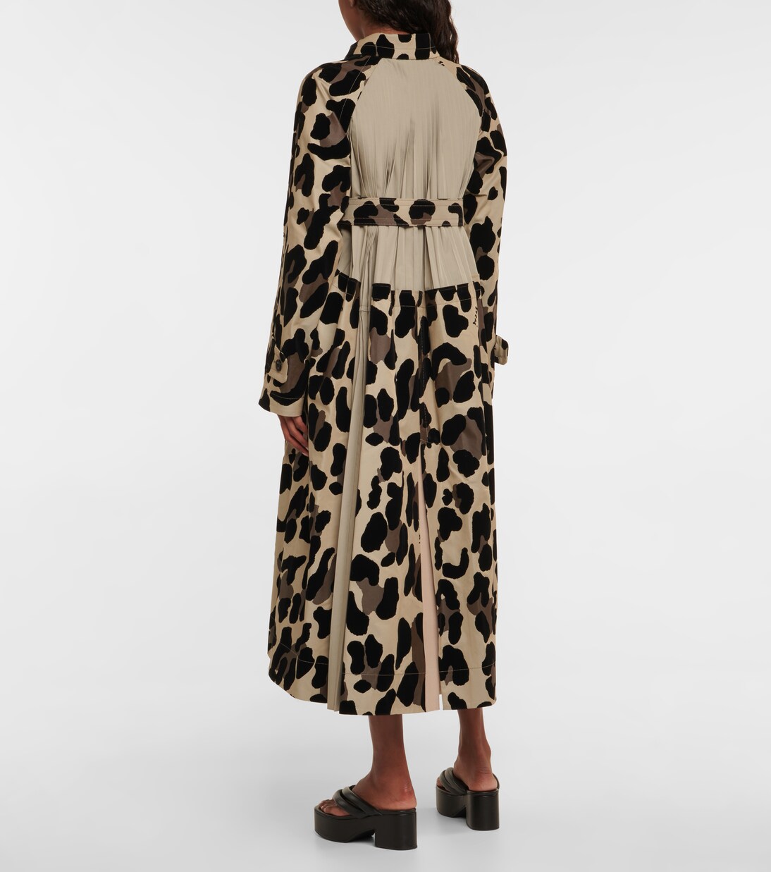 Abrigo de algodón estampado | Sacai