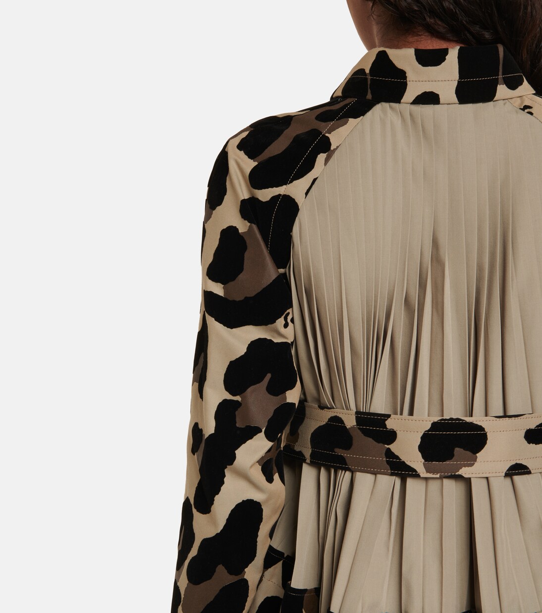 Abrigo de algodón estampado | Sacai