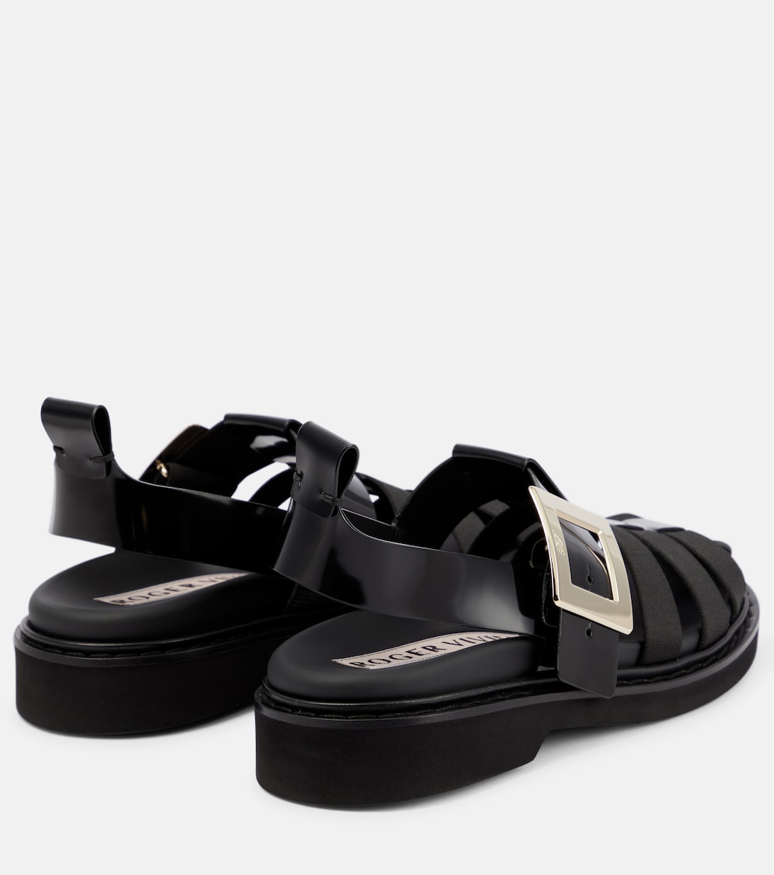 Sandali Viv' Rangers in pelle | Roger Vivier