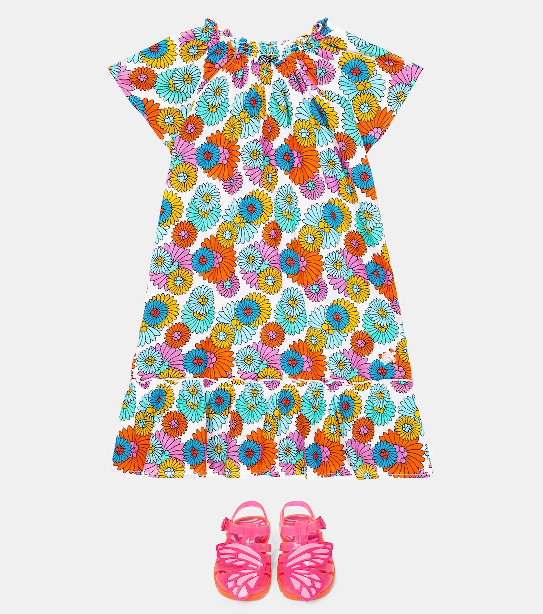 Abito Gizelle in cotone con stampa | Vilebrequin Kids